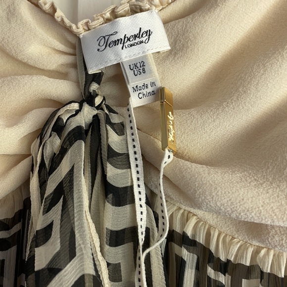 Temperley STUNNING SILK STRAPLESS Dress Size 6-8 - Picture 2 of 6